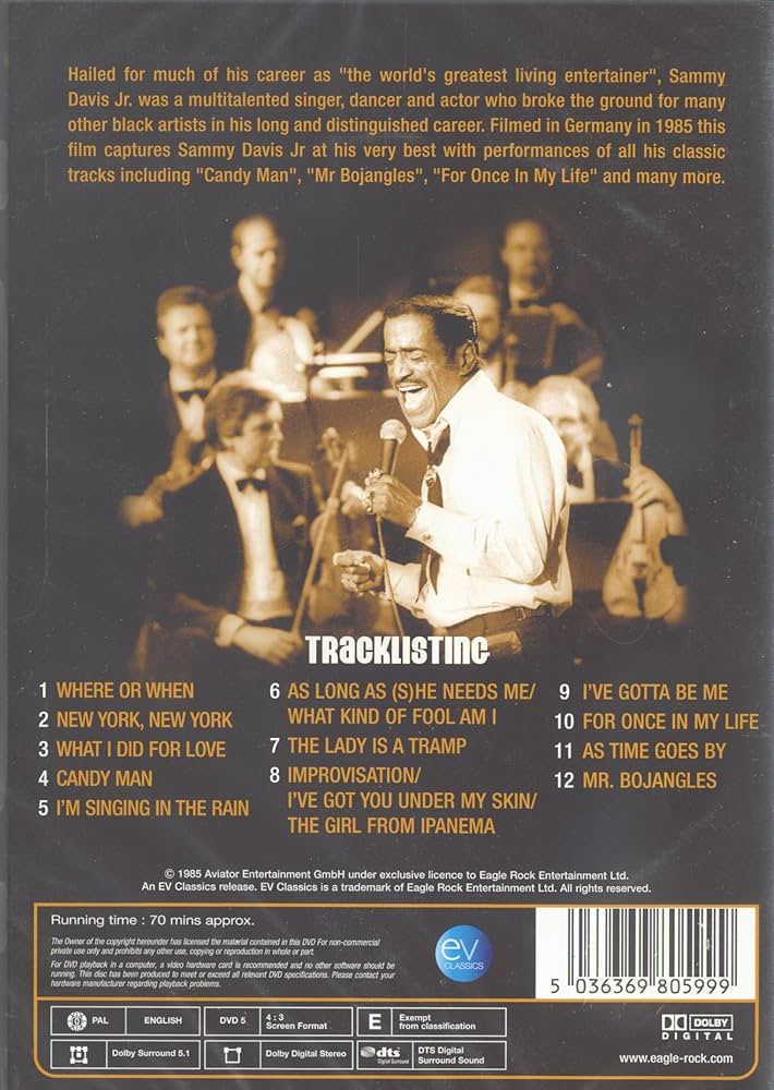 Amazon.co.jp: Best of Sammy Davis Jr [DVD] : DVD